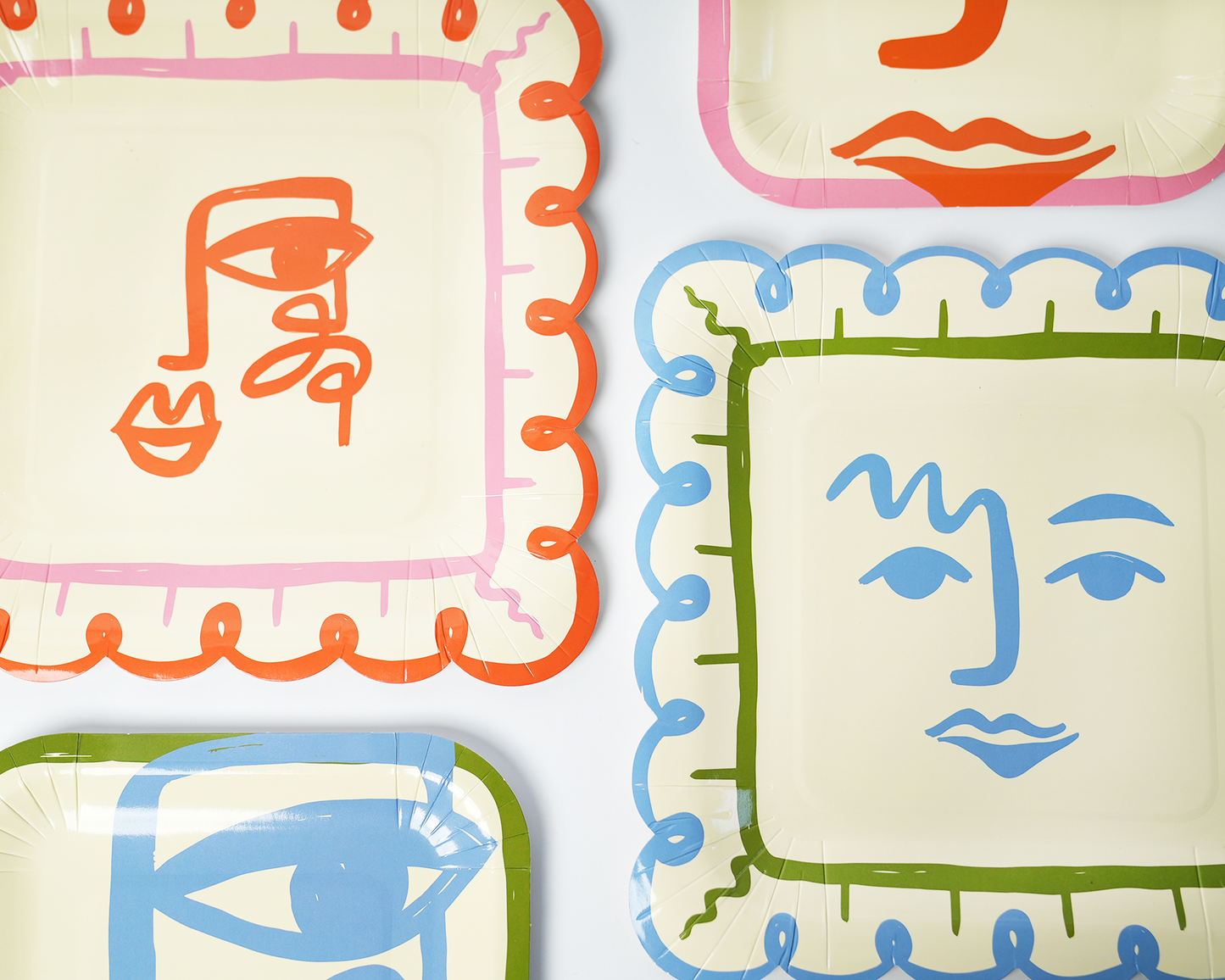 Art Party Dinner Plates (x 12)Add a touch of artistic flair to your party with these cups featuring Picasso-inspired faces. These cups are not just for sipping; they're little masterpieces in thePOP party suppliesArt Party Dinner Plates (