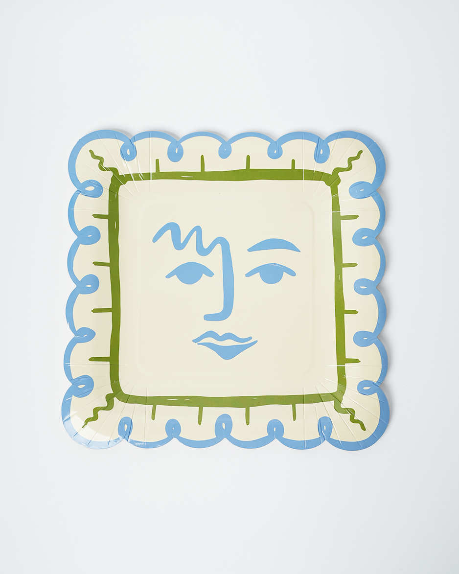 Art Party Dinner Plates (x 12)Add a touch of artistic flair to your party with these cups featuring Picasso-inspired faces. These cups are not just for sipping; they're little masterpieces in thePOP party suppliesArt Party Dinner Plates (