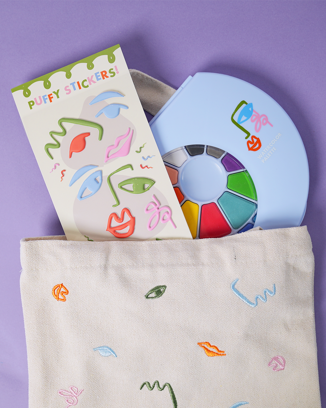 Art Party Embroidered Canvas Mini ToteIdeal for all kids party essentials, this chic, kid-sized embroidered tote can double as party-favor bags and even a special present - perfect for any occasion. Add POP party suppliesArt Party Embroidered Canvas Mini Tote mini tote bag