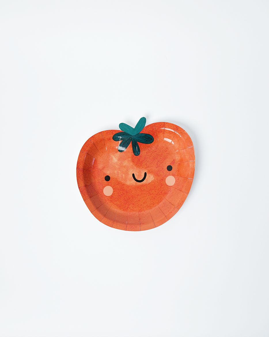 Little Chef Dessert Plates (x 12)Set the perfect party with these twelve die-cut, Little Chef Dessert Plates. These foody cutie plates come in four unique shapes – lemon, tomato, lettuce, and apple POP party suppliesChef Dessert Party Plates Set the perfect party