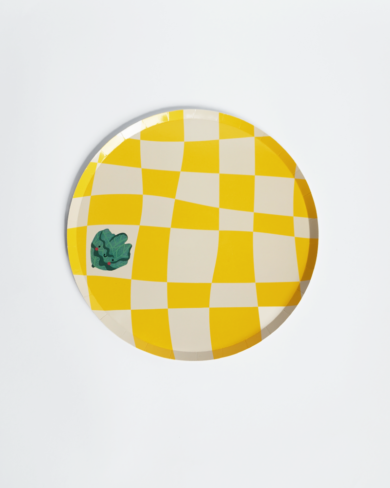 simple birthday party decor at home Little Chef Dinner Plates (x 12)These four colored checkered plates are the perfect recipe for success at your cooking party. Elevate your culinary celebration and leave a lasting impression on youPOP party suppliesChef Dinner Plates checkered paper plates